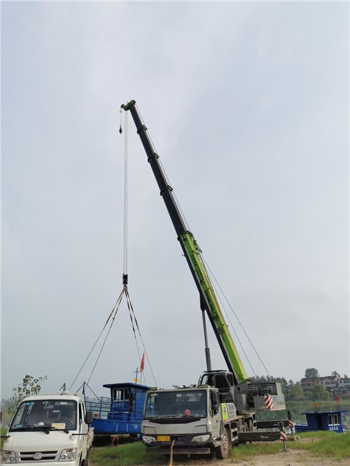 清丰县桥梁建设吊装案例